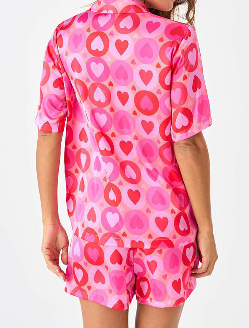 Floral Print Shirt and Shorts Set