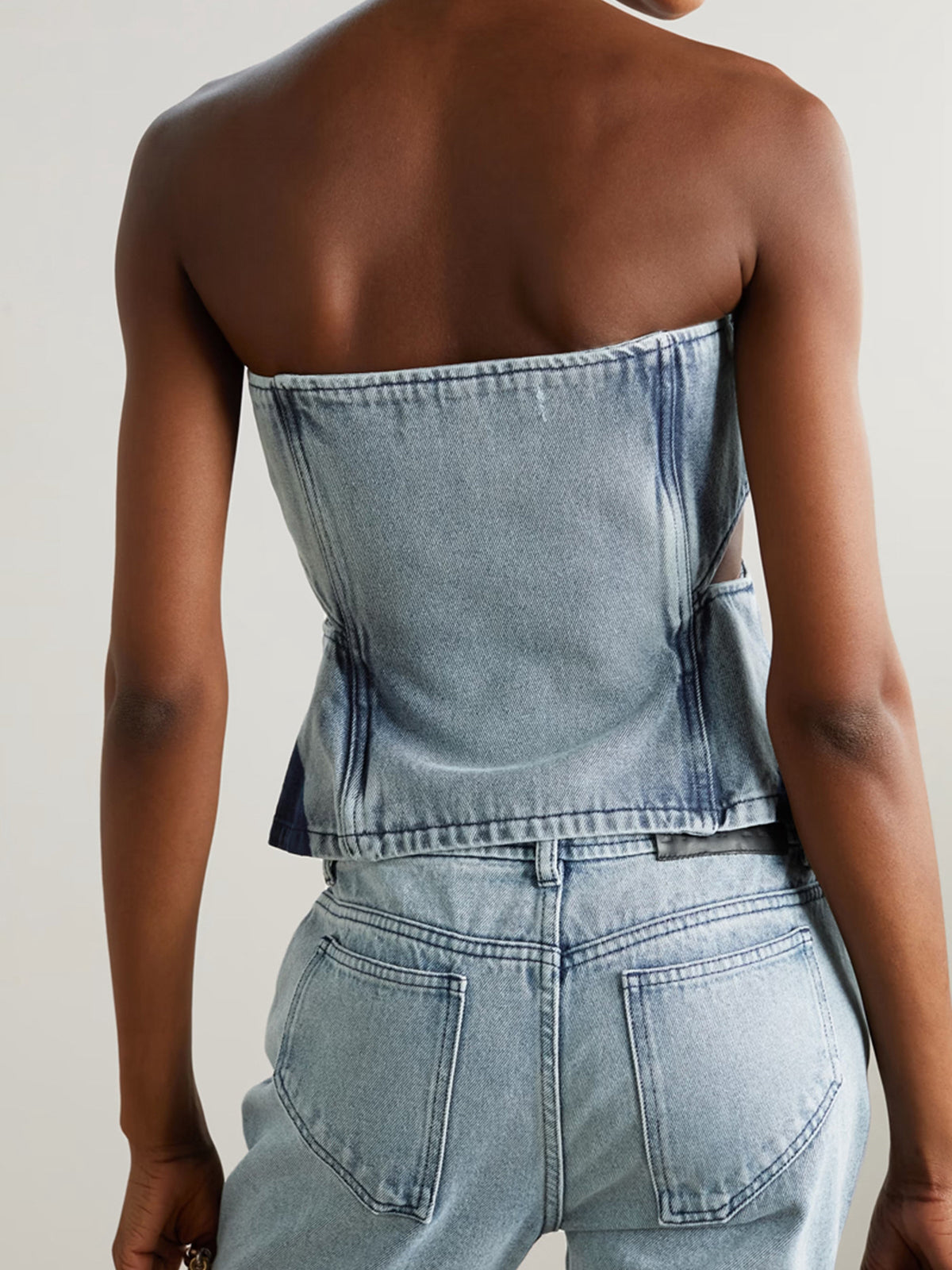 Zipper Front Bustier