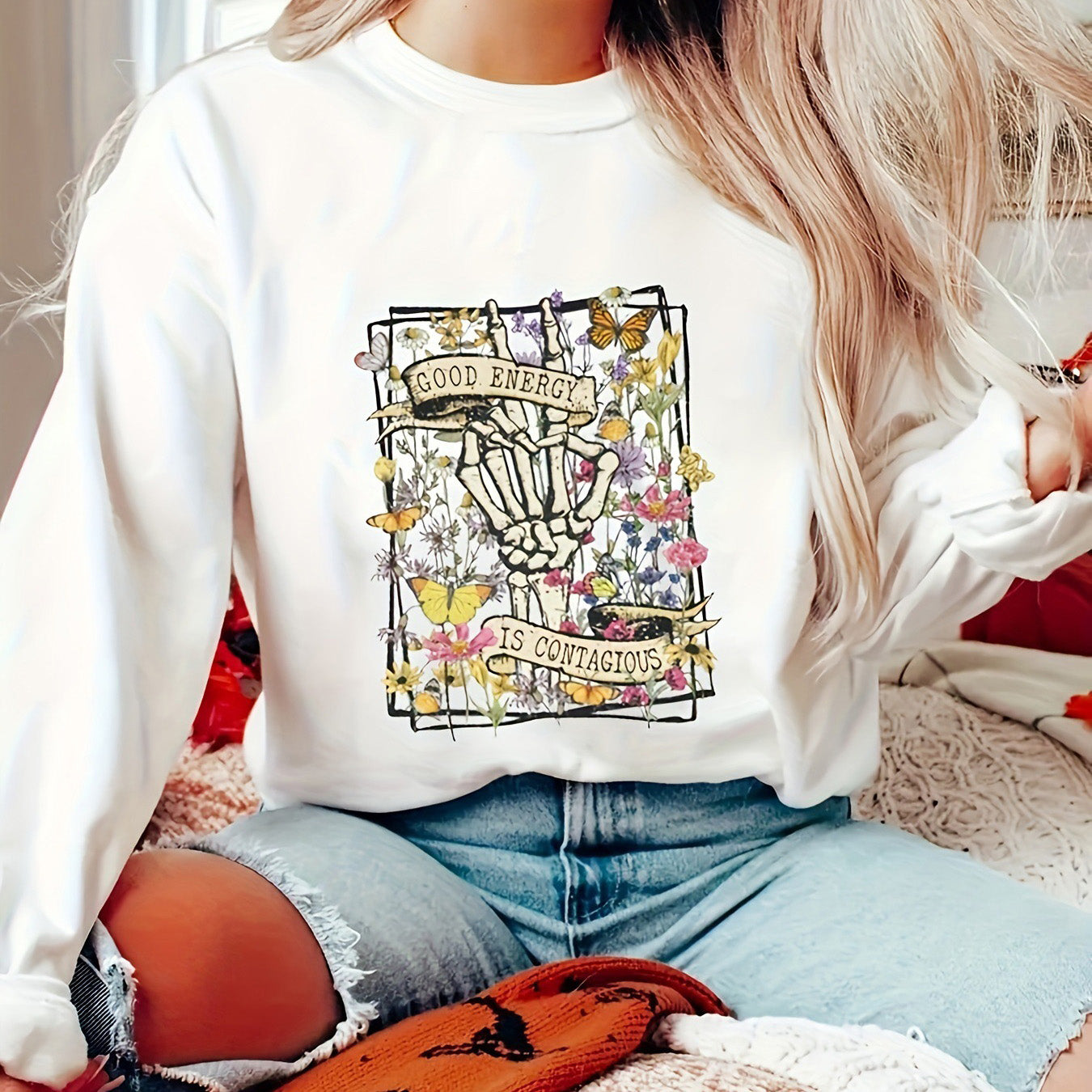 Graphic Oversized Pullover