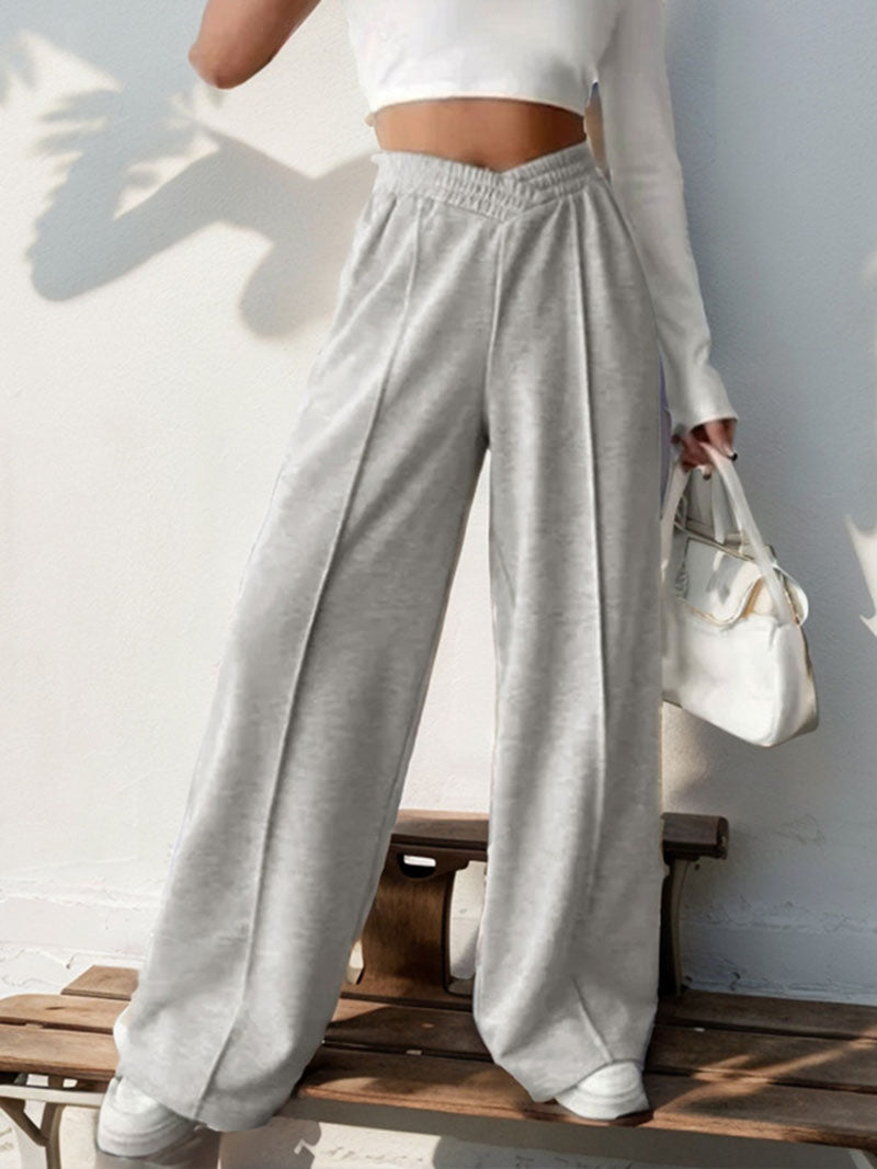 Wide-Leg High-Rise Pants