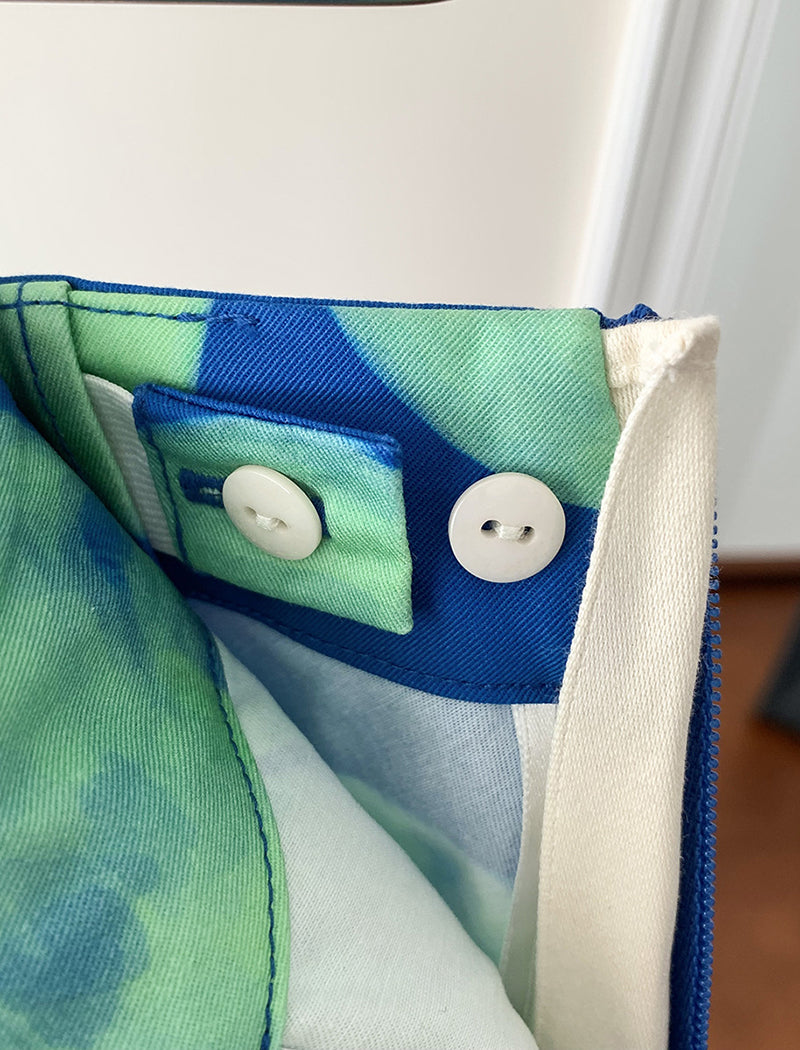 Graphic Apple Midi Skirt