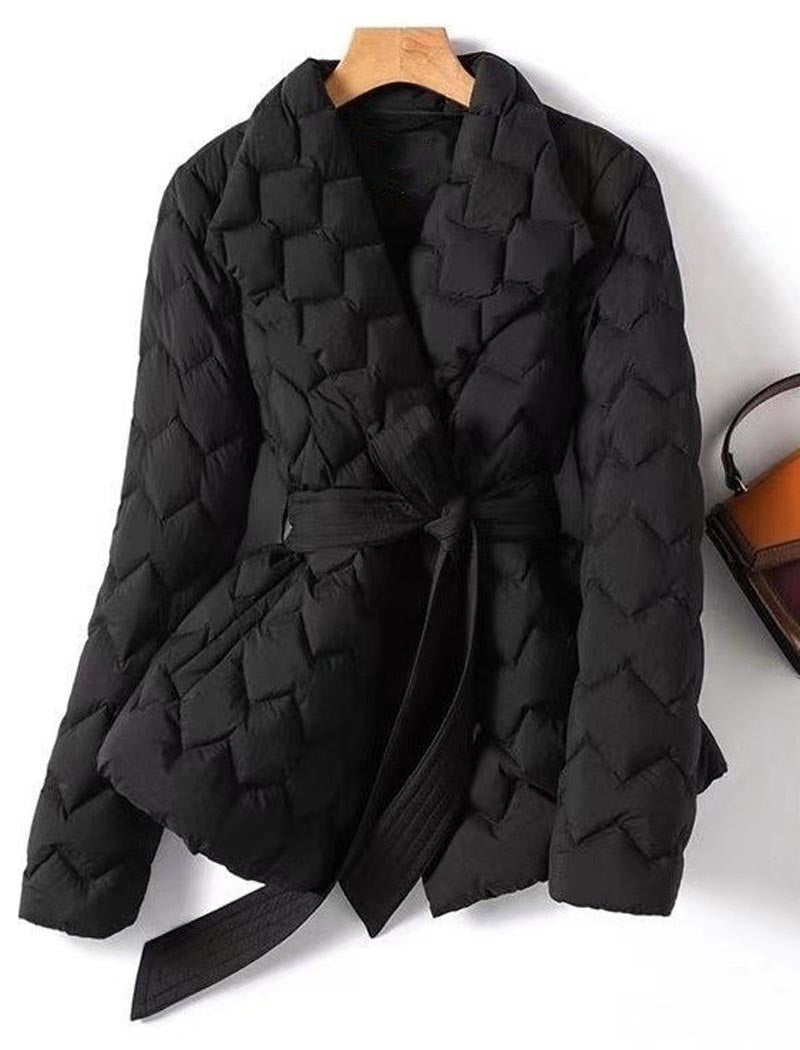 Collared Belted Waist Coat