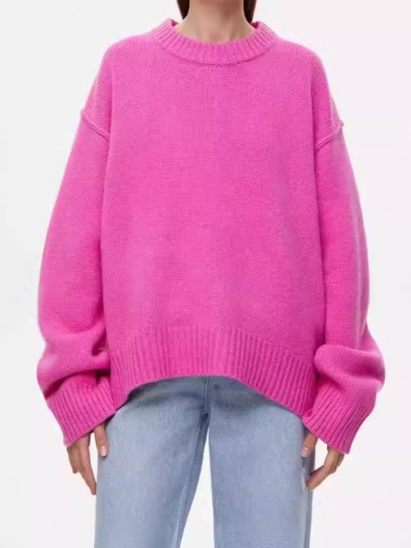 Oversized Drop-Sleeve Sweater