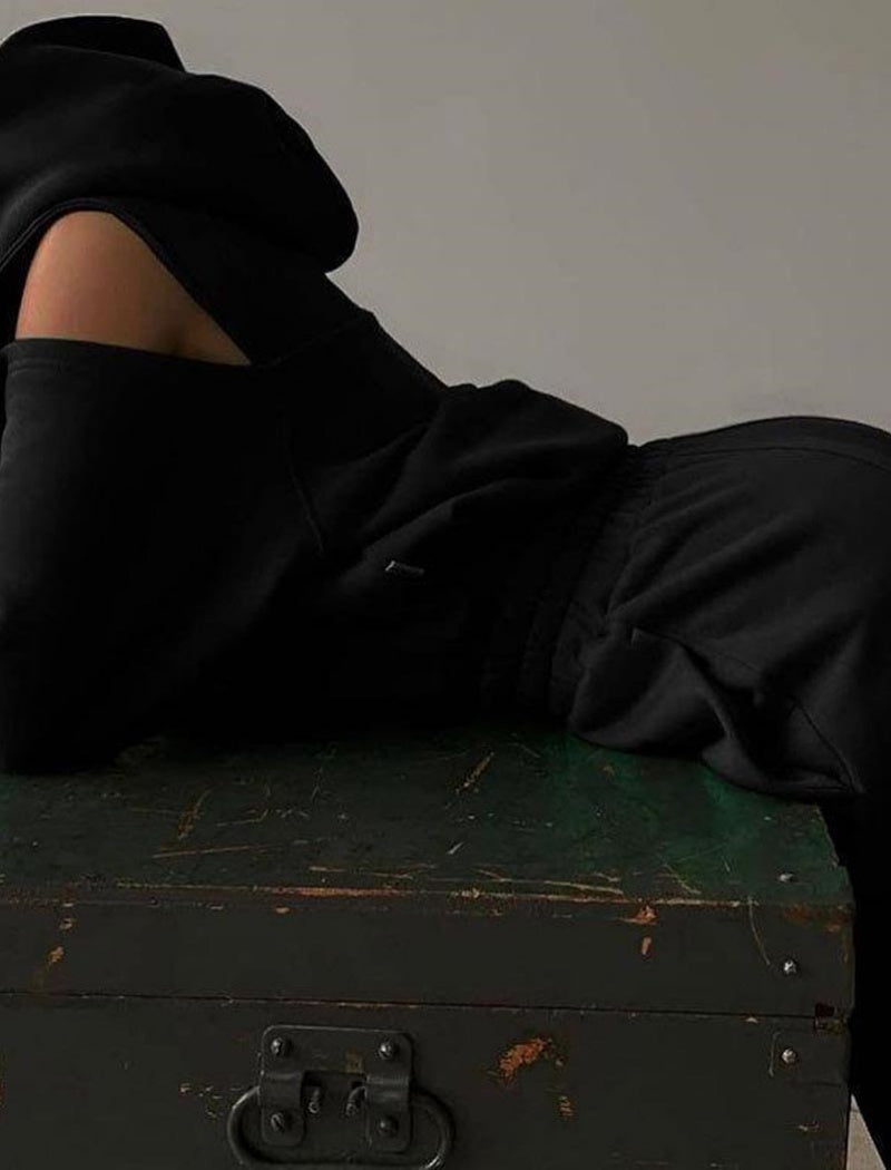 Cropped Hoodie and Jogger Set