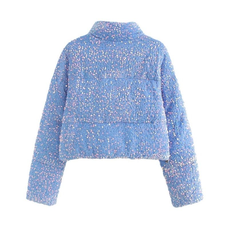 Sequin Long Sleeve Jacket