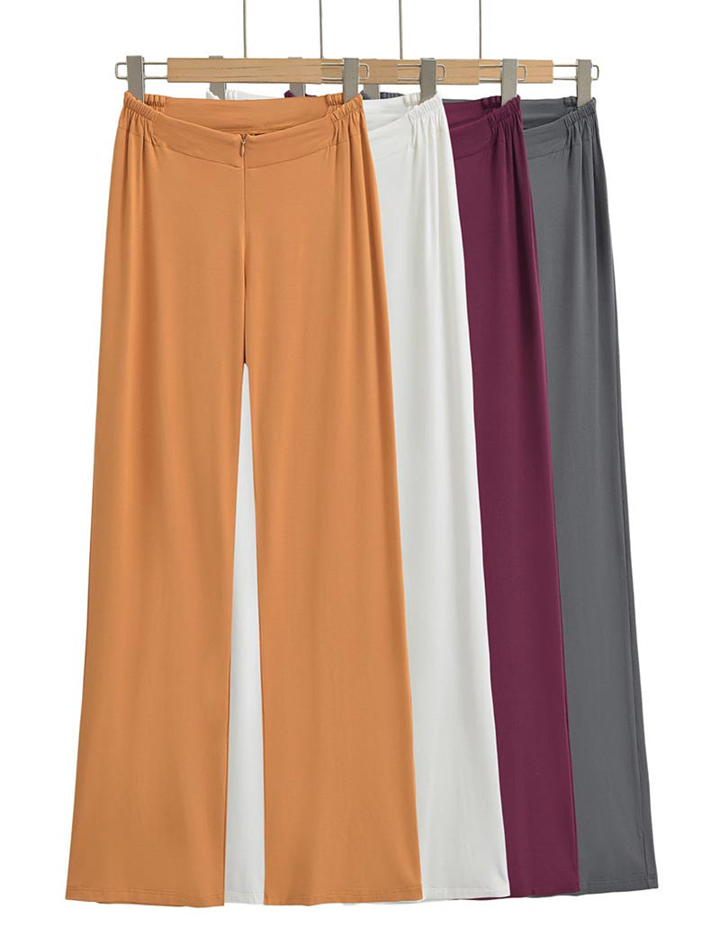 Wide-Leg Lounge Pants