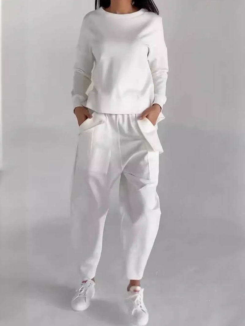 Back-Tie Top and Cargo Pants Set