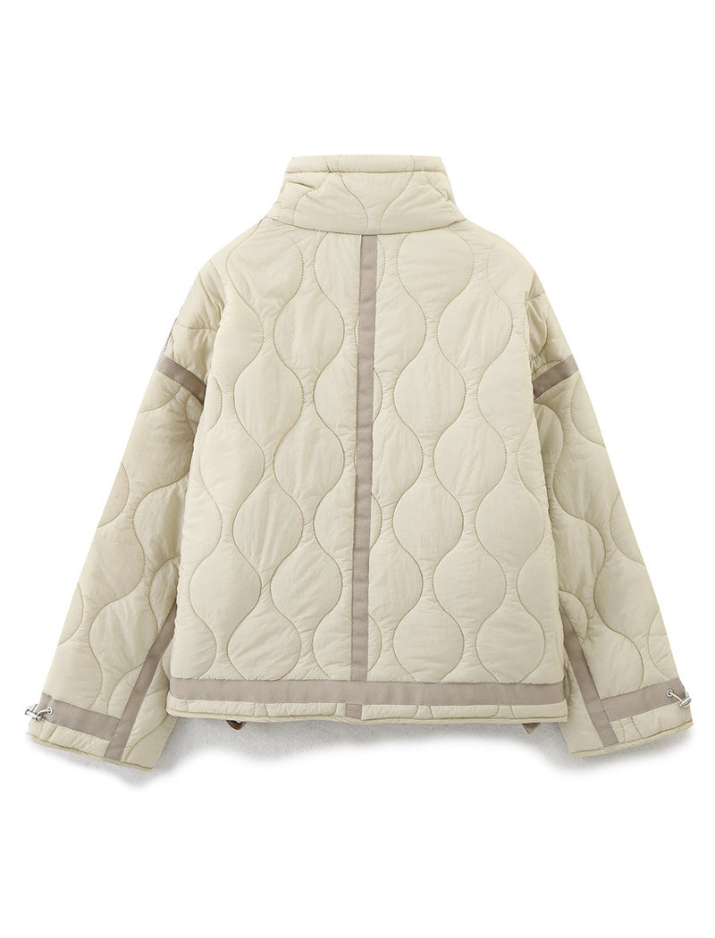 Stand Collar Long Sleeve Jacket