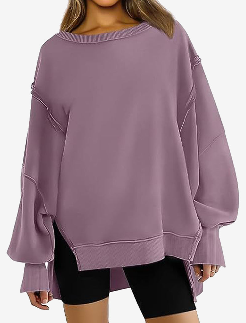 Oversized Long-Sleeve Pullover