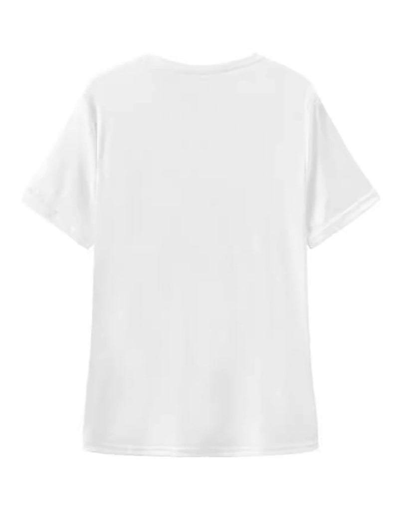 Casual Printed Crewneck T-Shirt