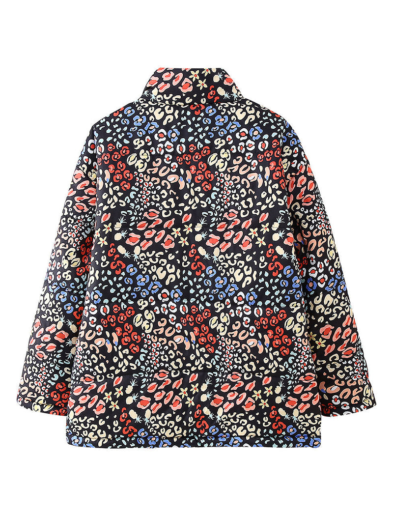 Zippered Puffer Jacket