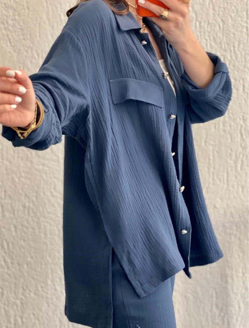 Textured Two-Piece Lounge Set