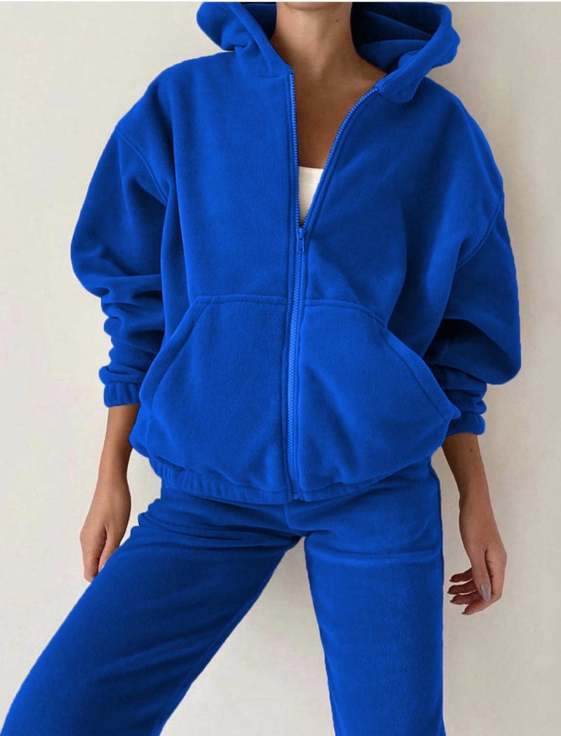 Cozy Zip-Up Hoodie and Jogger Set