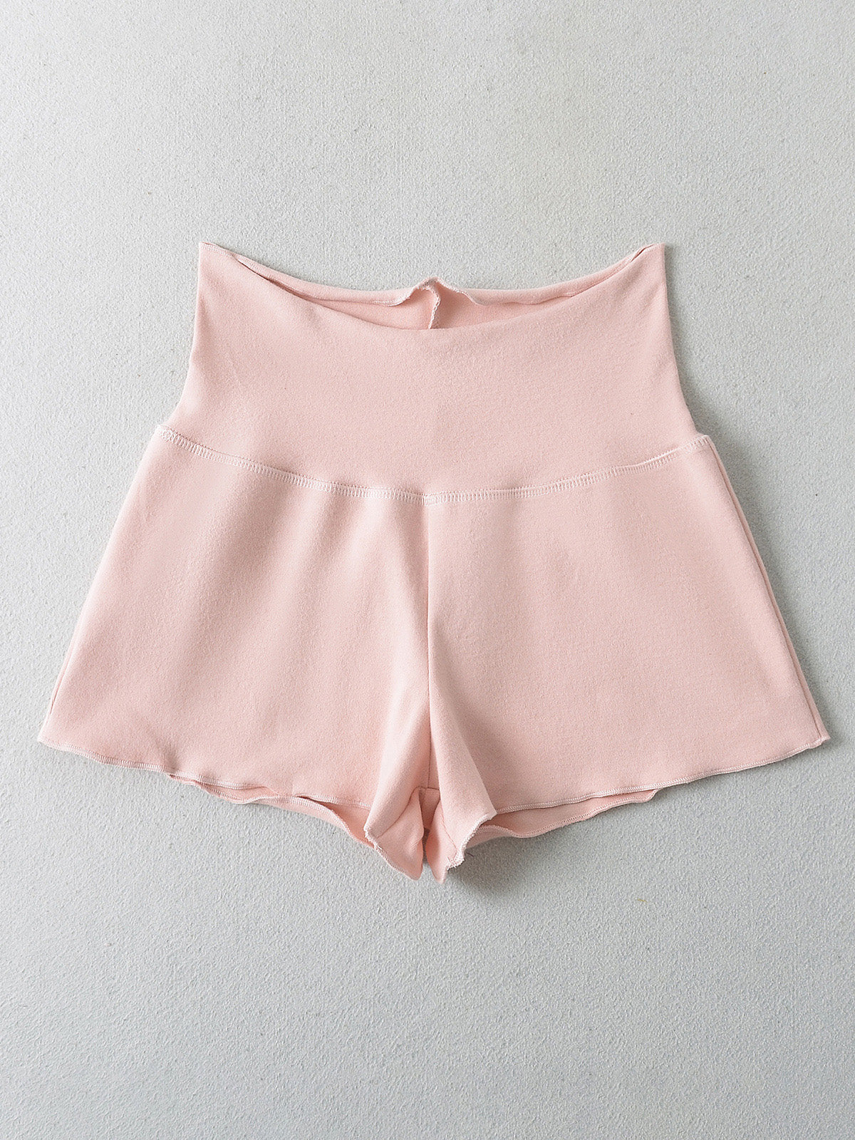 Low-Rise Scalloped Shorts