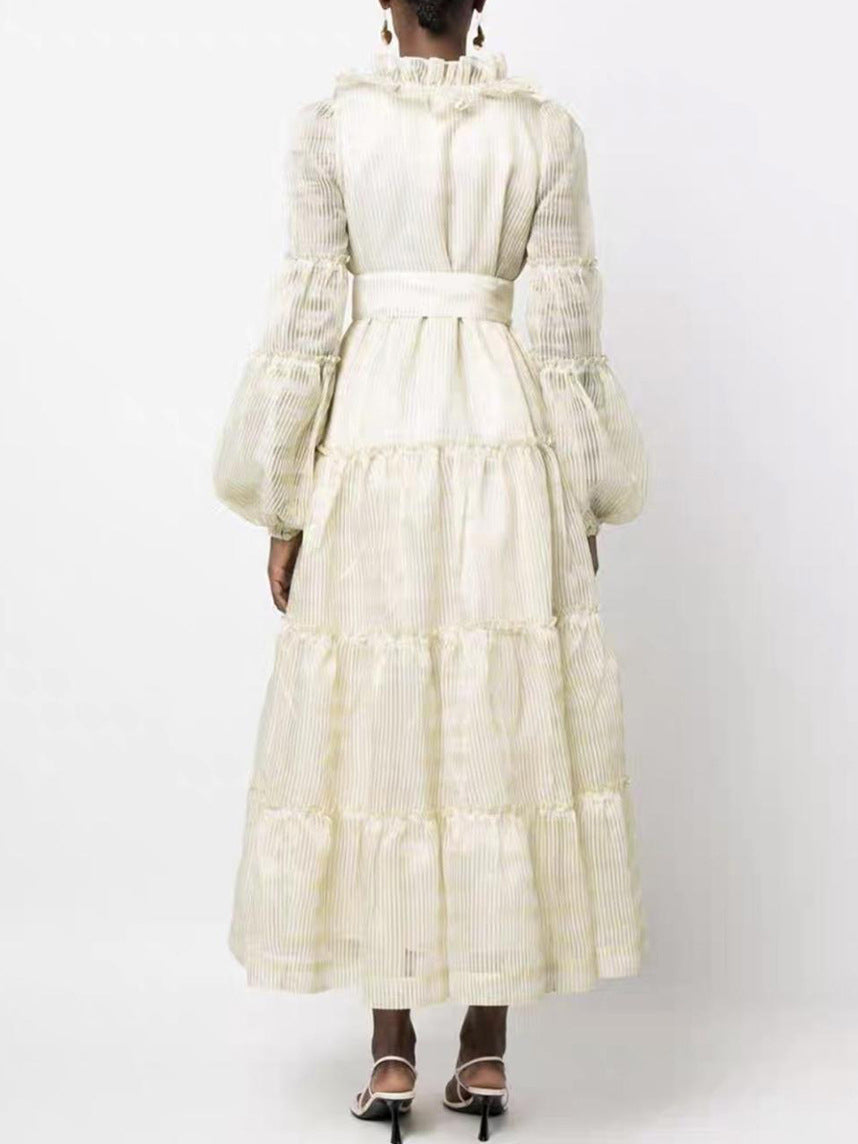 Ruffled Tiered Maxi Dress