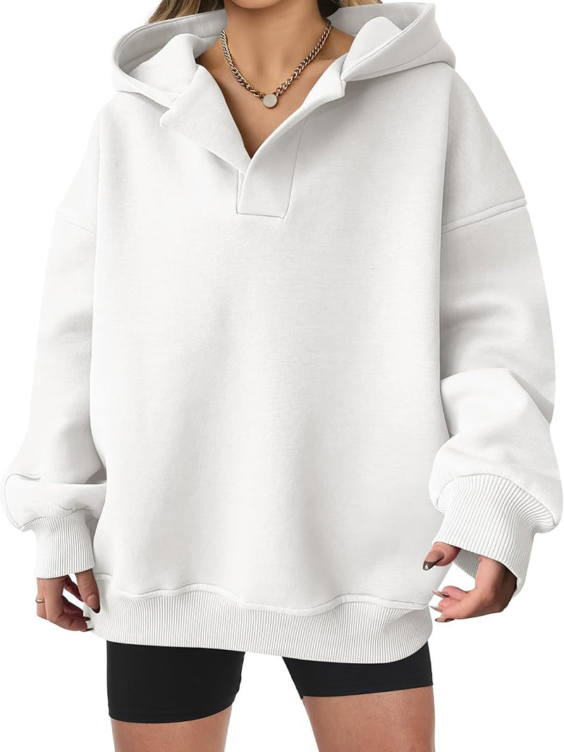 Solid Oversized Hoodie