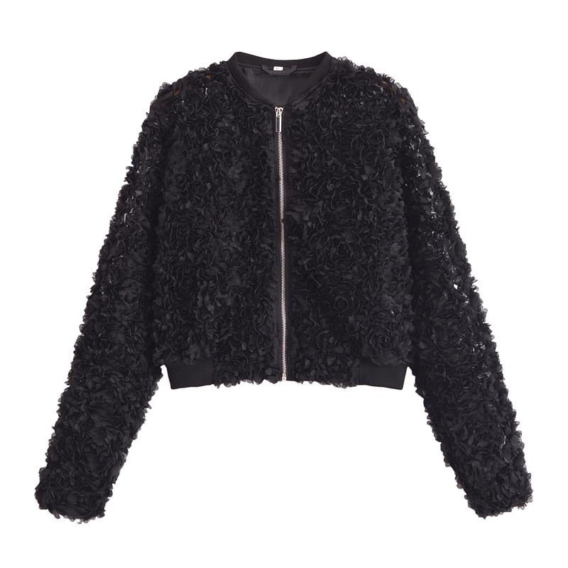 Floral Embellished Cardigan Jacket