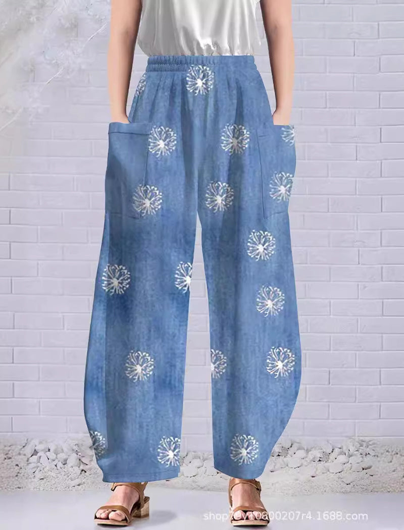 High-Waisted Wide-Leg Pants