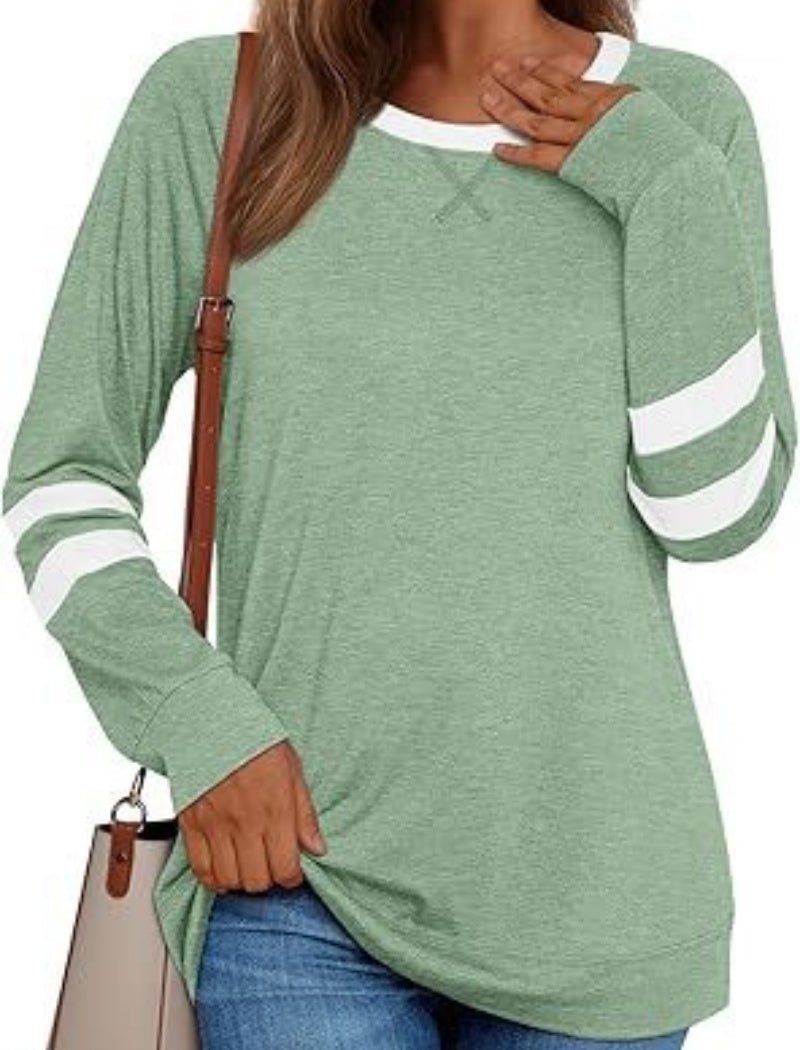 Casual Long Sleeve Tunic Top