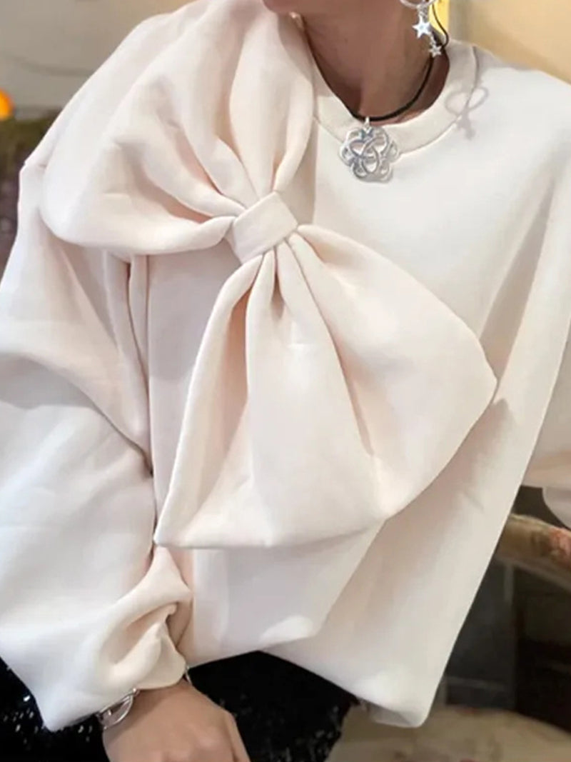 Oversized Bow Pullover