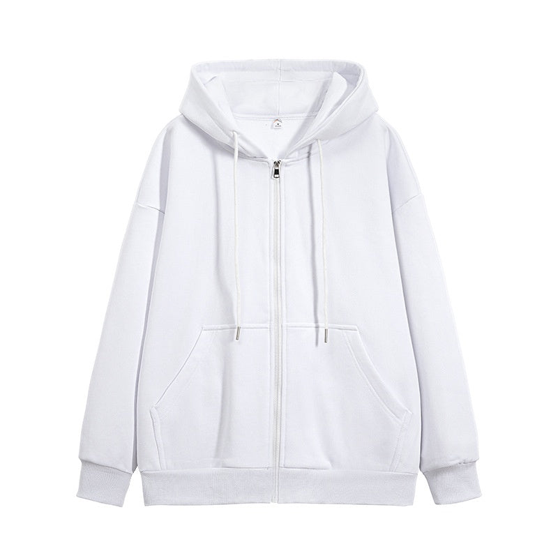 Classic Zippered Hoodie with Pockets