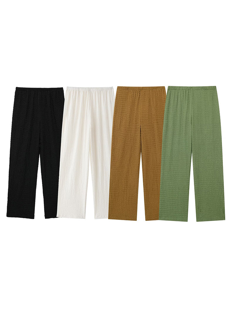 Ribbed Wide Leg Pants