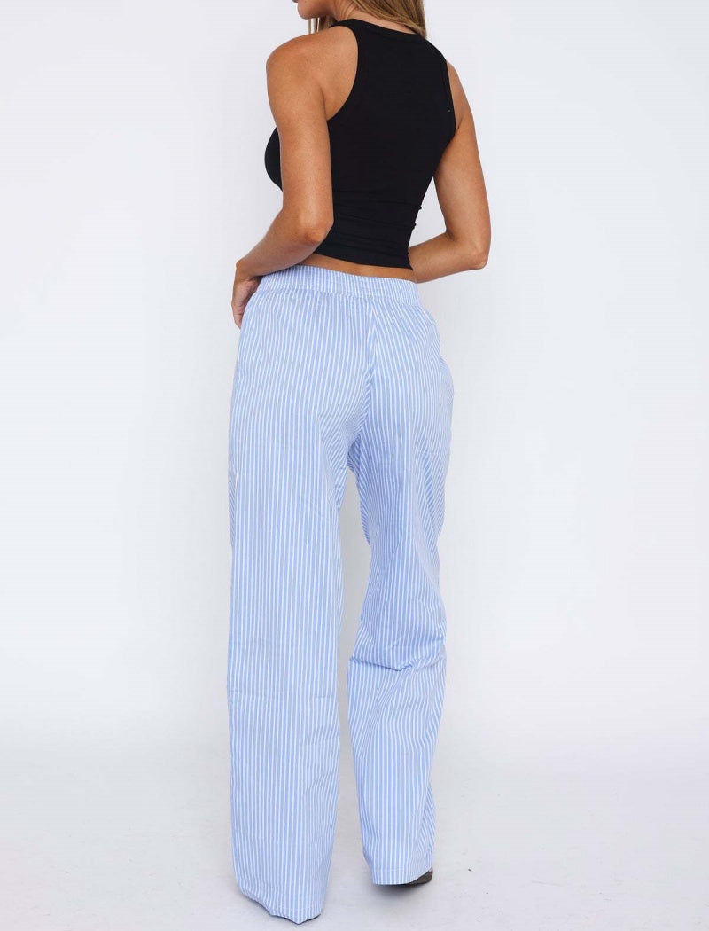Striped Relaxed Fit Pajama Pants