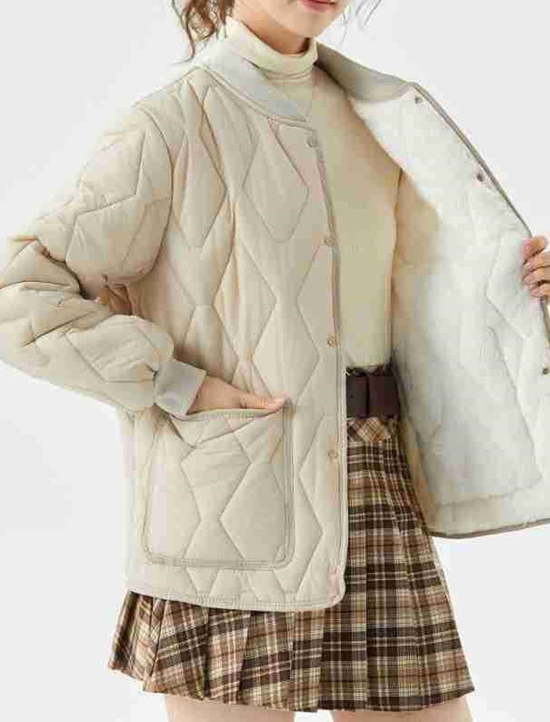 Long Sleeve Ribbed Coat