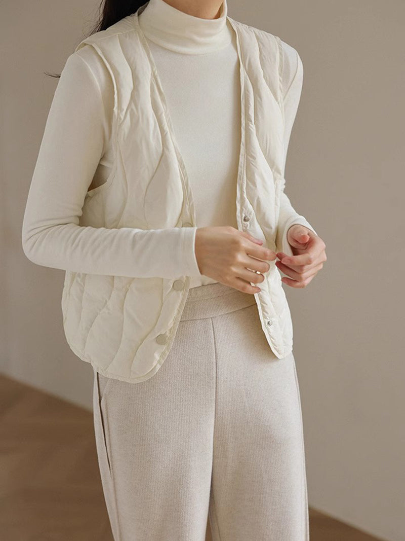 Quilted Sleeveless Vest