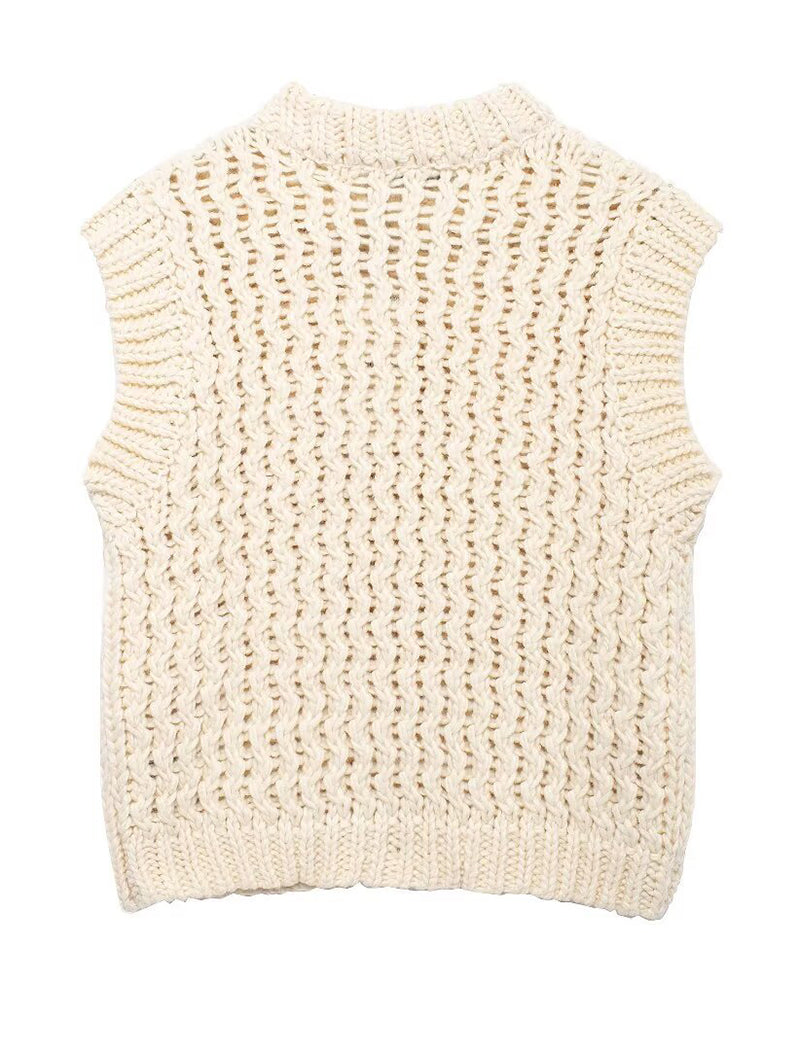 Sleeveless Knit Tank Top
