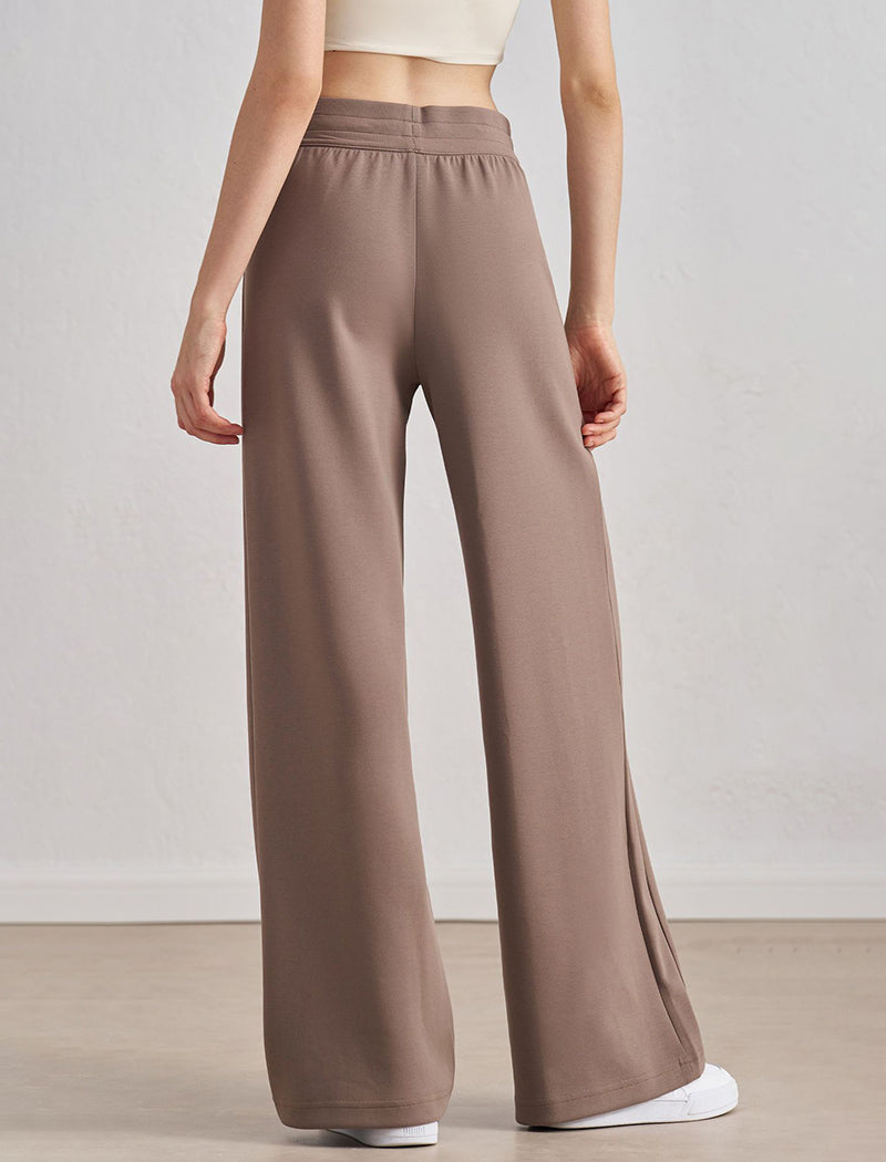 High-Waisted Wide-Leg Lounge Pants