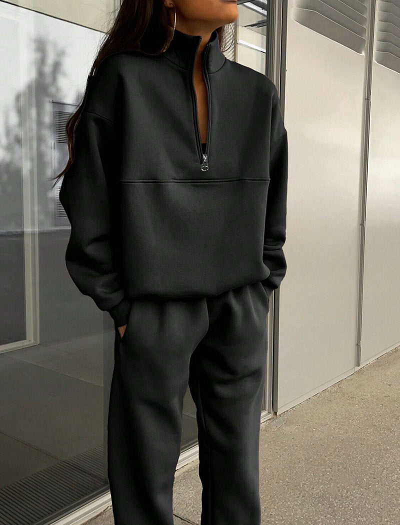 Zip-Up Top and Pants Set