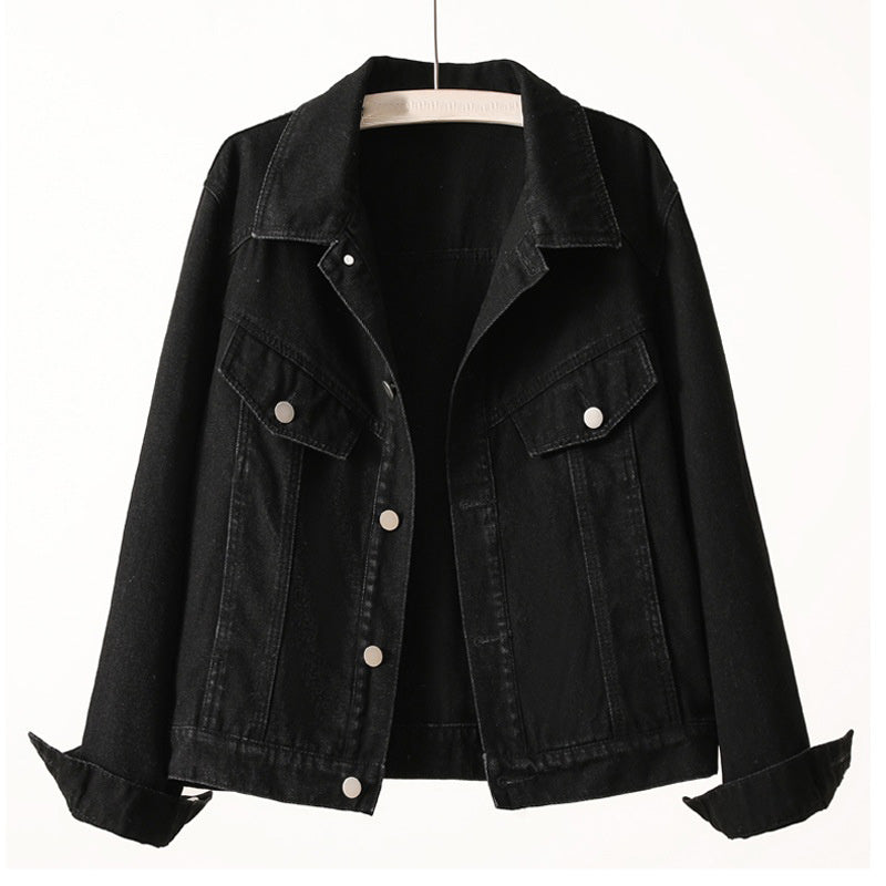 Classic Denim Button-Up Jacket