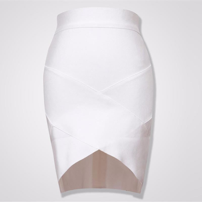 Asymmetrical Bodycon Mini Skirt