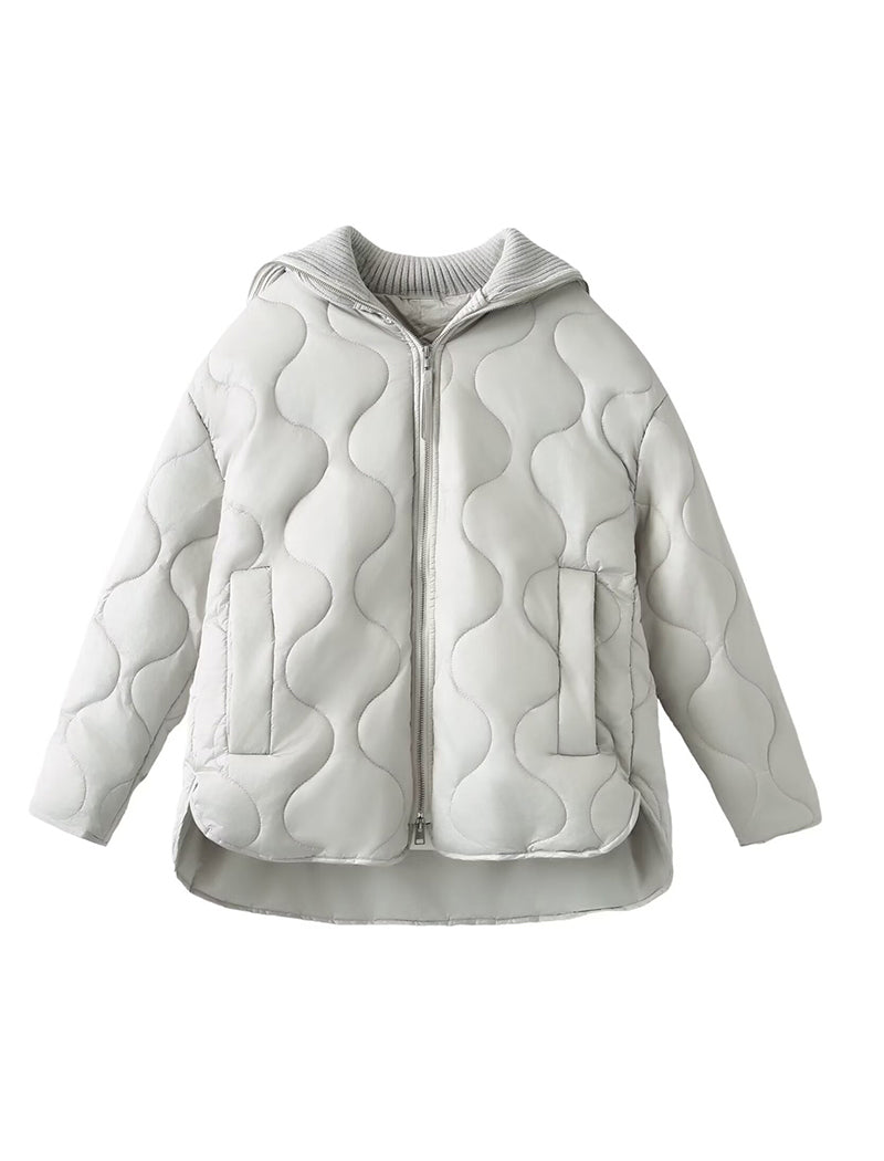 Casual Collared Oversized Jacket