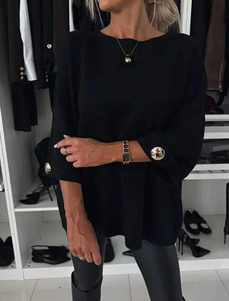 Crewneck Loose Casual Top