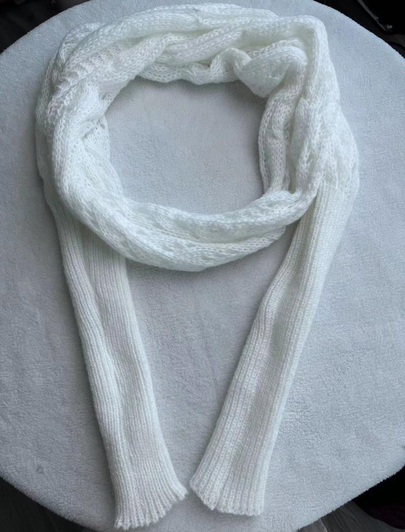 Open Knit Long Sleeve Shawl