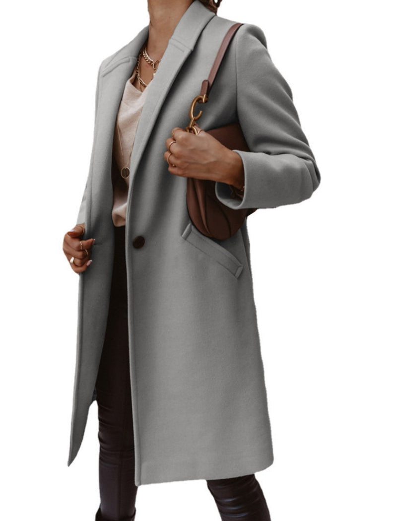 Tailored Longline Button-Up Coat