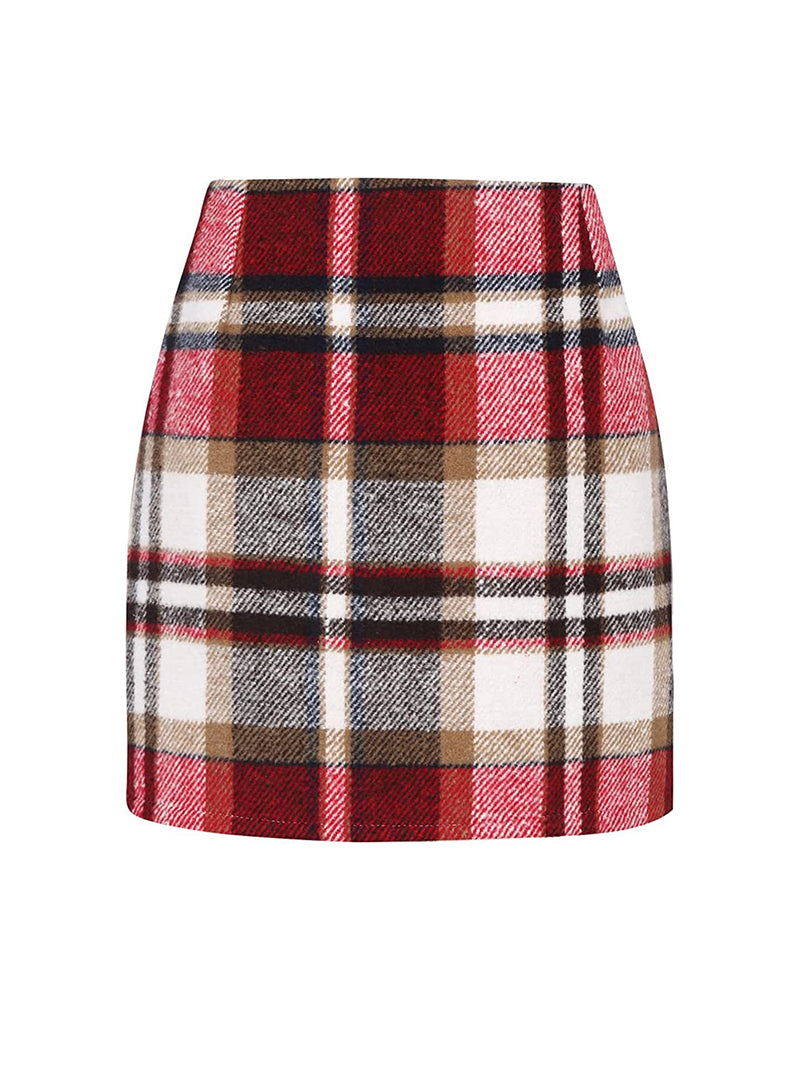 Plaid Mini Skirt