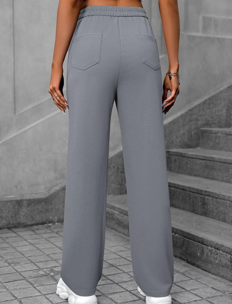 High-Rise Buttoned Pants