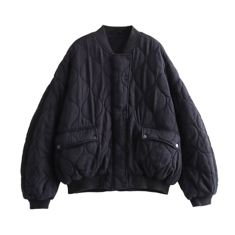 Quilted Bomber Jacket