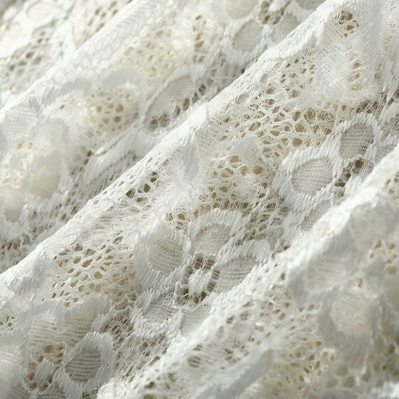 Scalloped Lace Mini Skirt