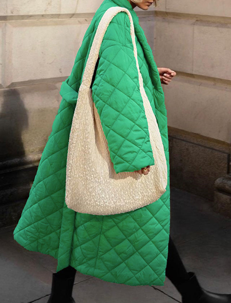 Solid Coat with Belt