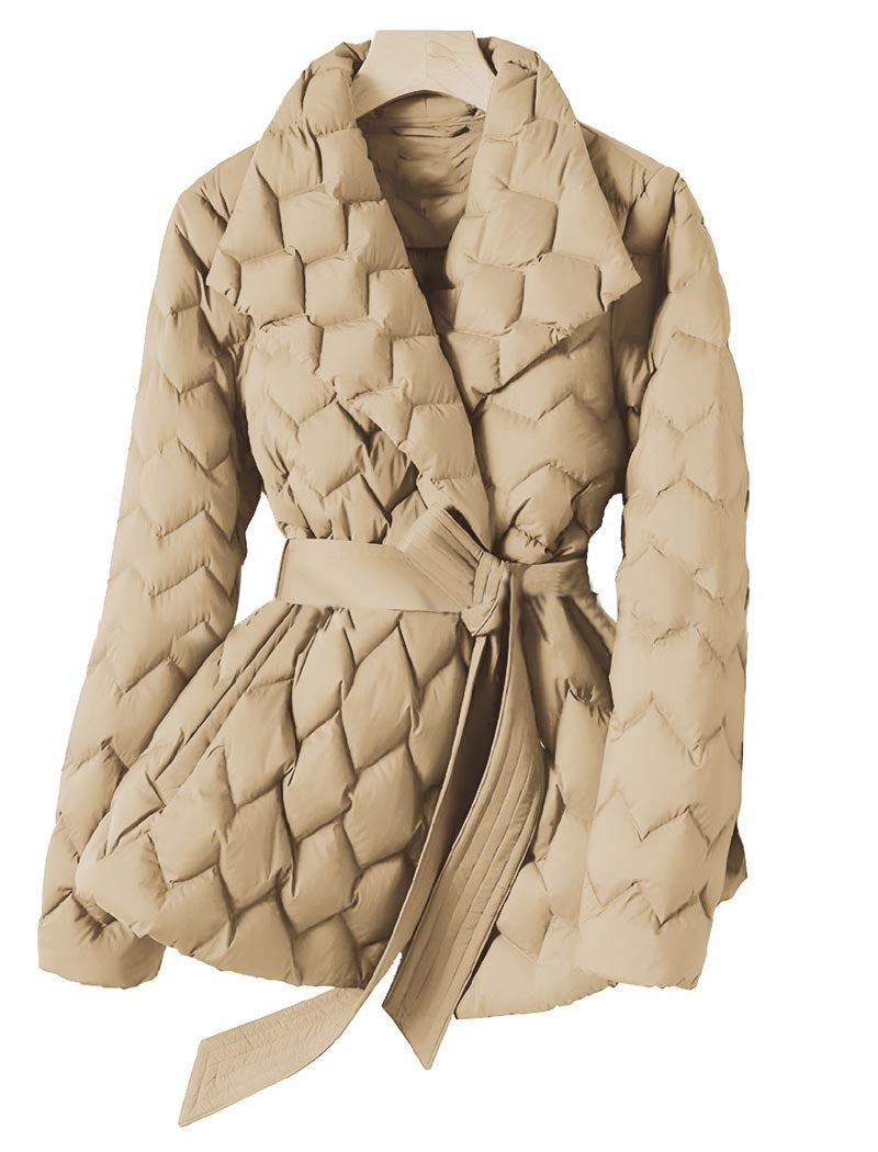 Collared Belted Waist Coat