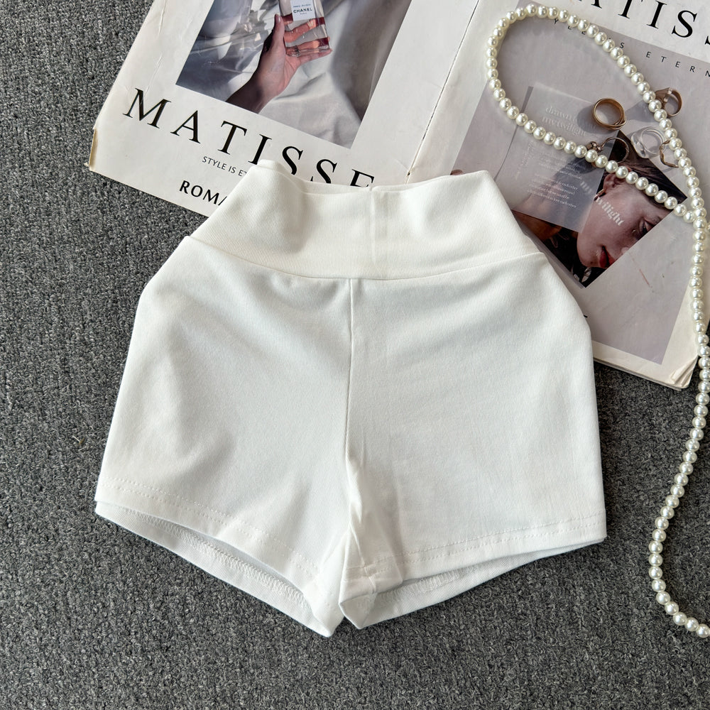 High-Rise Stretch Shorts