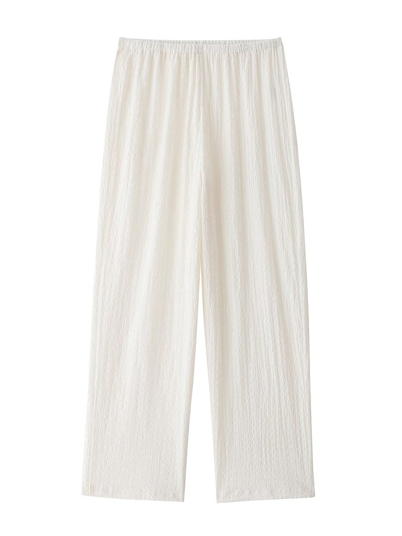 Ribbed Wide Leg Pants