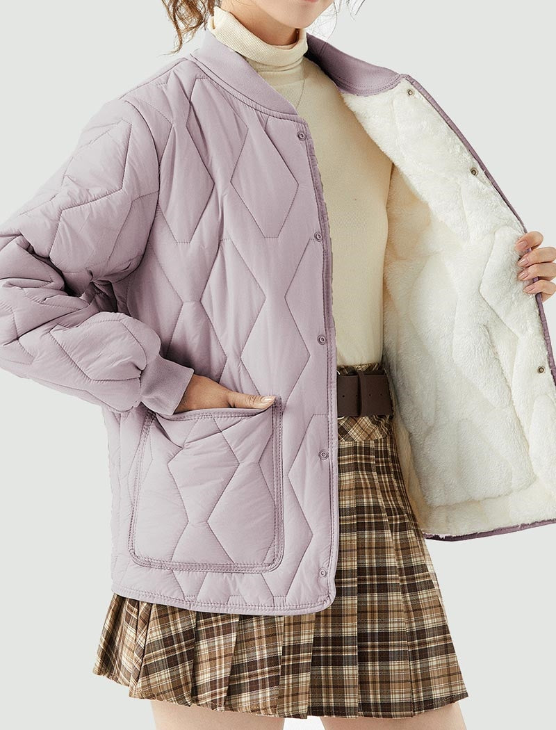 Long Sleeve Ribbed Coat