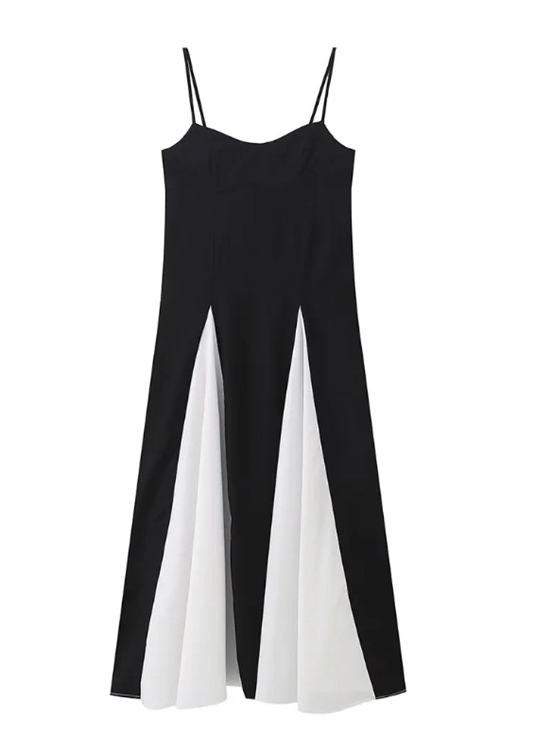 Colorblock Maxi Cami Dress