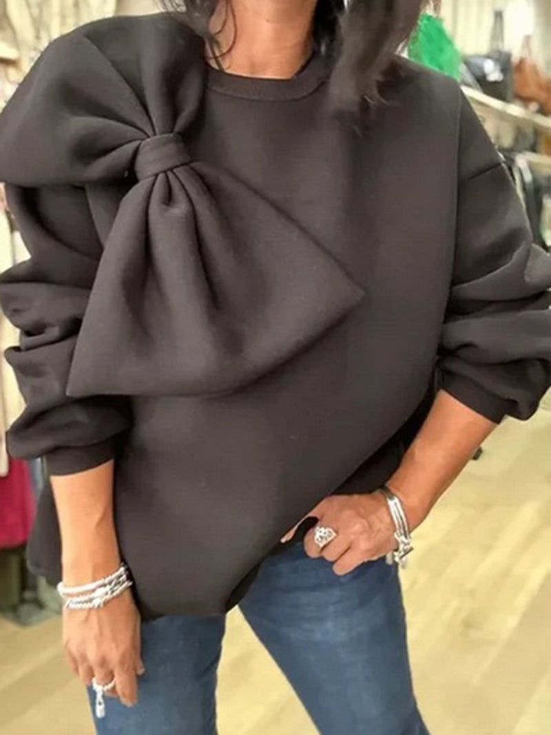 Oversized Bow Pullover