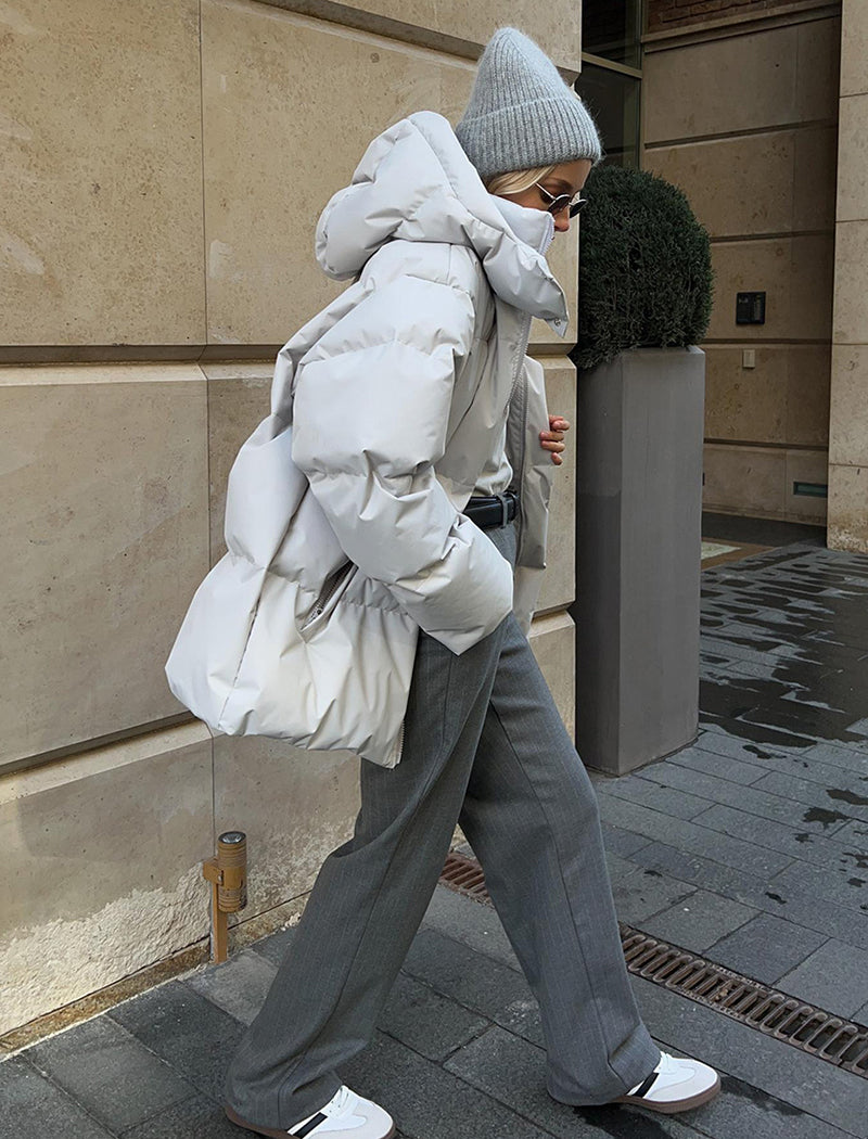 Oversized Hooded Puffer Jacket